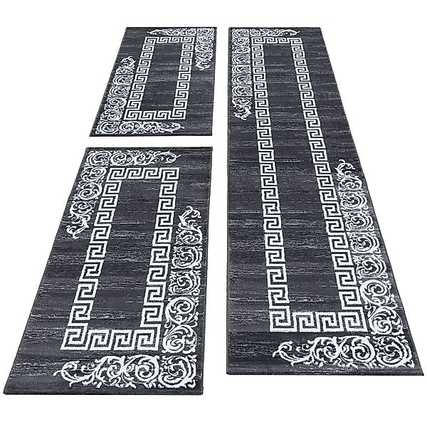 Carpettex Kurzflor-Bettumrandung Abstrakt Kariert Design, Höhe günstig online kaufen