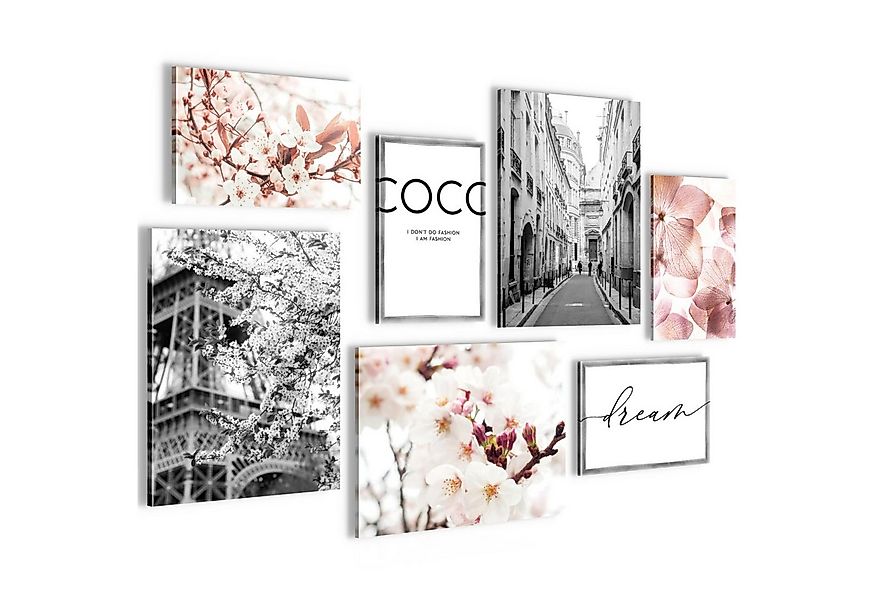 Novart Wandbild Wandbilder Fashion AUFHÄNGFERTIG Mädchen Teenager Paris 100 günstig online kaufen