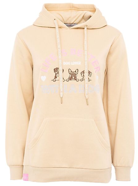 Zwillingsherz Hoodie "Dog Life" Mini-Me,mit gestickten günstig online kaufen