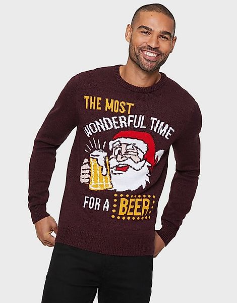 Threadbare Rundhalspullover Chug (1-tlg) mit tollem Weihnachts-Print günstig online kaufen
