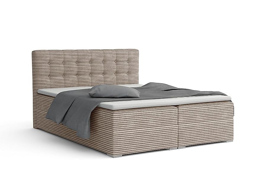 Deine Möbel 24 Boxspringbett CYNTHIA Boxbett Polsterbett Matratzen H3 oder günstig online kaufen