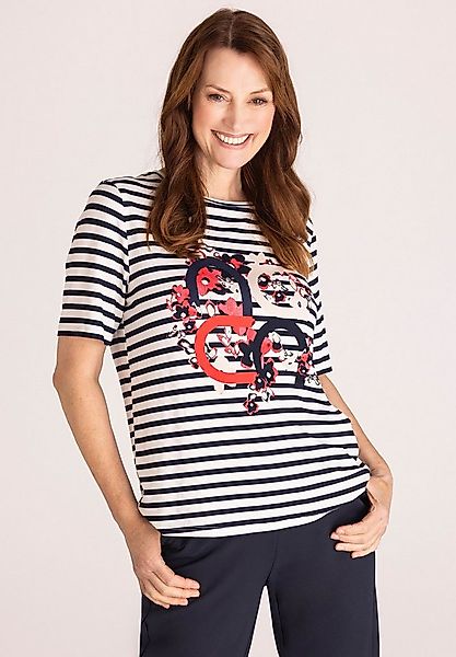 FRANK WALDER T-Shirt mit Streifenmix günstig online kaufen