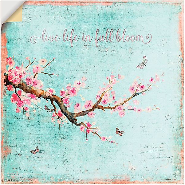 Artland Wandbild Kirschblüte, Blumen (1 St), günstig online kaufen