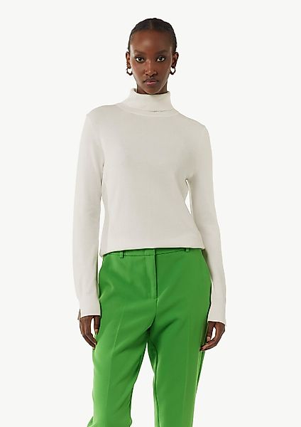 comma Strickpullover mit Rollkragen günstig online kaufen