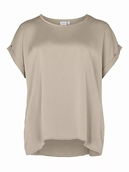 Vila T-Shirt Satin Blusen T-Shirt Plus Size Übergrößen Basic Top VIELLETTE günstig online kaufen