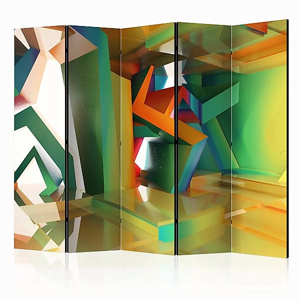 5-teiliges Paravent - Colourful Space Ii [room Dividers] günstig online kaufen