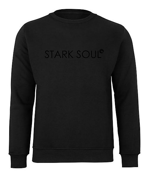 Stark Soul® Sweatshirt French-Terry-Rundhals-Sweatshirt, Innen angeraut mit günstig online kaufen