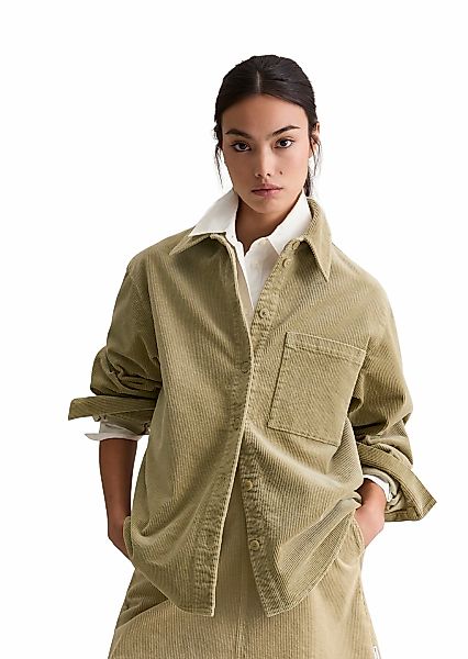 Marc OPolo DENIM Hemdbluse aus mittelschwerem Cord-Stretch, relaxed fit günstig online kaufen