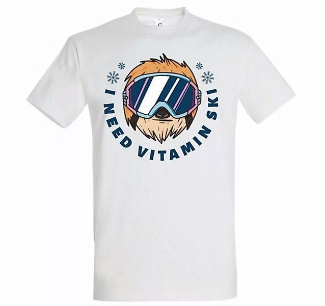 Youth Designz T-Shirt I Need Vitamin Ski Herren Shirt mit trendigem Frontpr günstig online kaufen