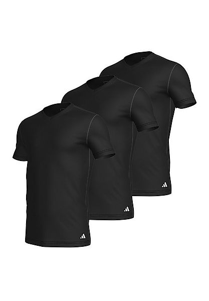 adidas Performance Poloshirt T-Shirt Basic V-Neck 3P (Packung, 3-tlg., 3er- günstig online kaufen