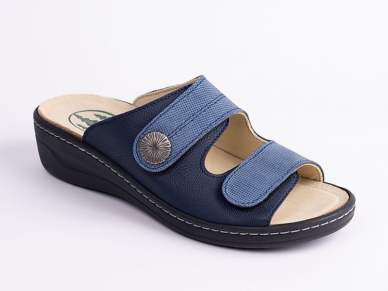 Franken-Schuhe Art. 3020-W40 Farbe: blue sky Damen Pantolette (lose Korkein günstig online kaufen