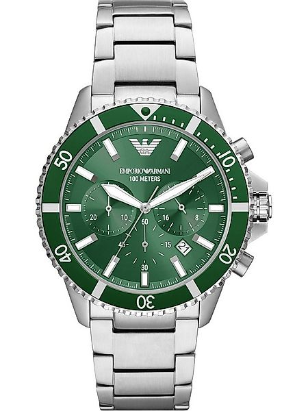 Emporio Armani Chronograph Emporio Armani Herren-Uhren Analog Quarz günstig online kaufen