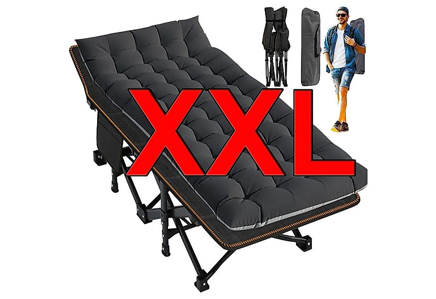 Meulbaty Klappbett Camping Bett, Gästebett mit Matratze, 400KG Belastbar im günstig online kaufen