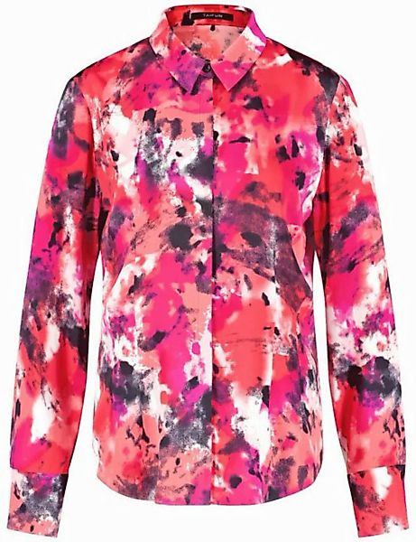 Taifun Langarmbluse - Bluse mit All-Over-Print - taillierte Bluse Damen günstig online kaufen