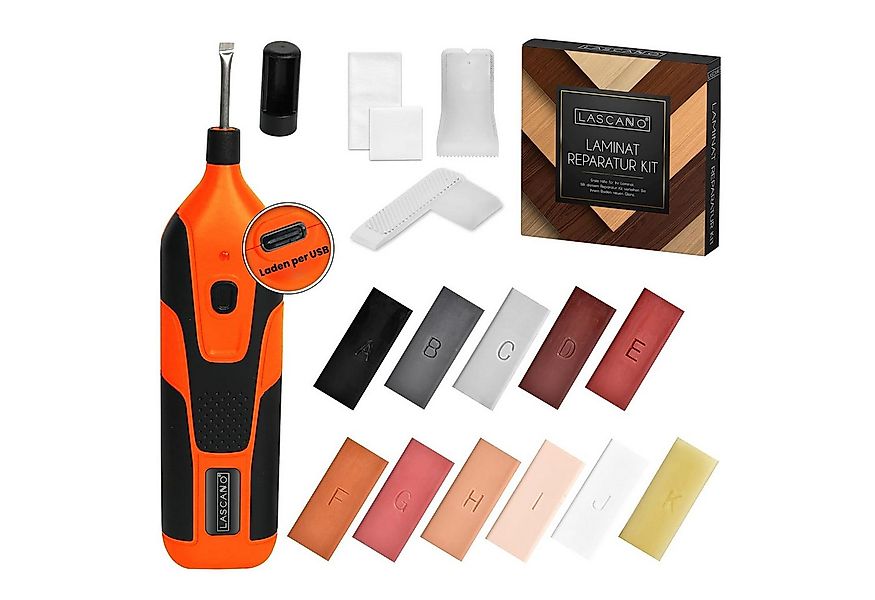 Lascano Laminat-Reparaturset Laminat Reparaturset, 1-St., Wachsschmelzer mi günstig online kaufen