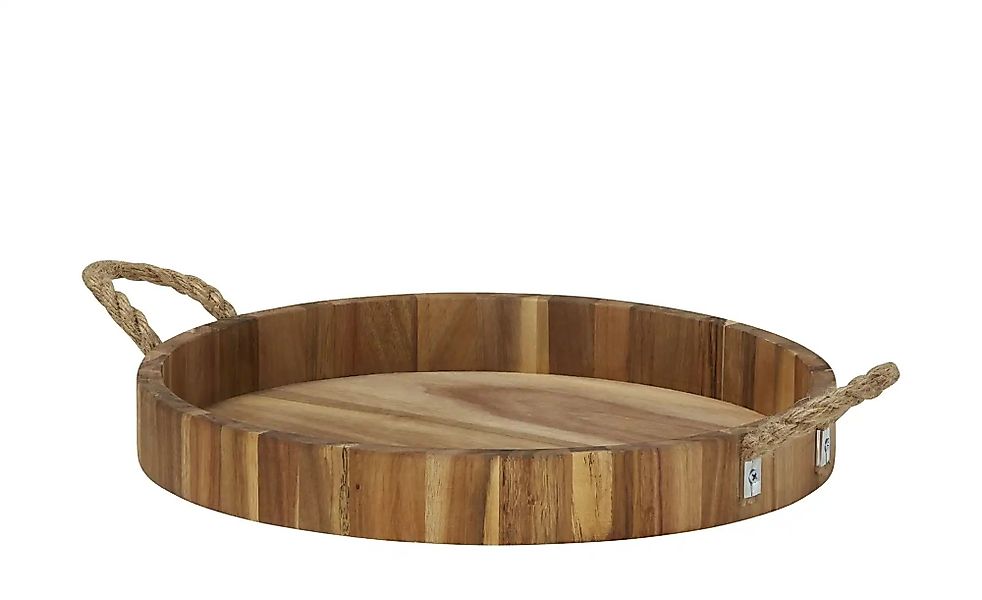 KHG Tablett  Tabletts aus Akazienholz ¦ holzfarben ¦ Holz ¦ Maße (cm): H: 5 günstig online kaufen