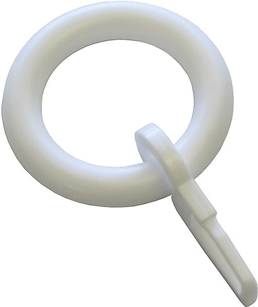 GARDINIA Gardinenring "mit Faltenlegehaken" Serie Vitragestangen/Caféhausst günstig online kaufen