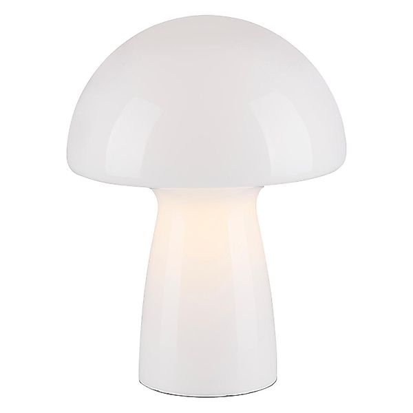 Paul Neuhaus Tischleuchte FUNGO, Weiß, Glas, günstig online kaufen