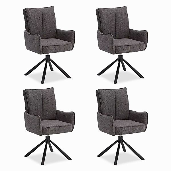 Homestyle4u Polsterstuhl Polstersessel Stühle Esstisch Esszimmerstuhl günstig online kaufen