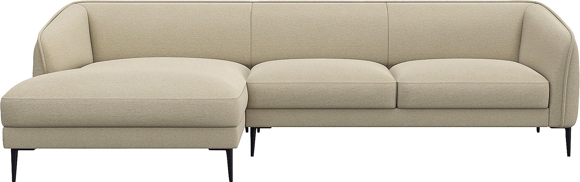 FLEXLUX Ecksofa »Belle Designsofa, L-Form, B/T 288/149 cm«, Skandinavisches günstig online kaufen