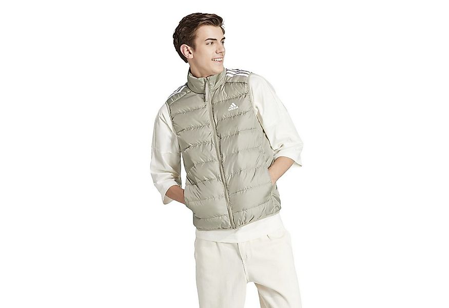 adidas Performance Daunenweste Essentials 3-Streifen Light grün Herren günstig online kaufen