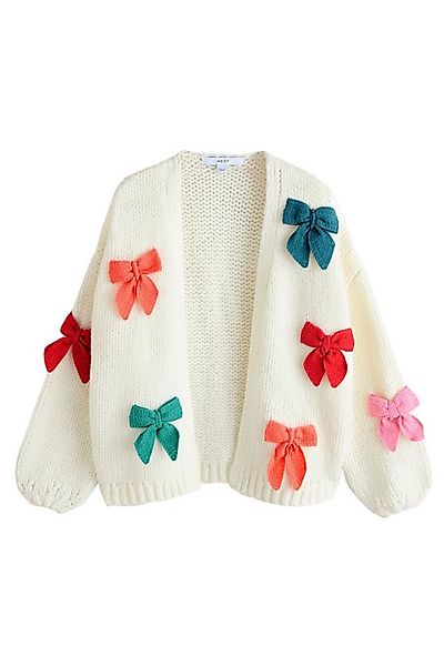 Next Strickjacke Weiche Strickjacke im Grobstrick mit Wolle (1-tlg) günstig online kaufen