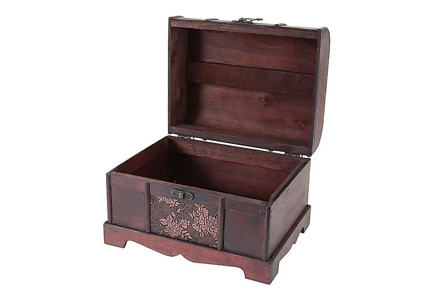 HMF Schatzkiste Handgefertigte Schatztruhe aus Holz (1 St), dekorative Aufb günstig online kaufen