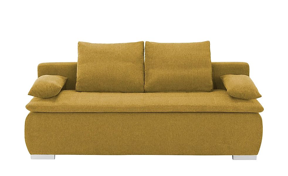 smart Schlafsofa  Leonie - gelb - 198 cm - 92 cm - 90 cm - Polstermöbel > S günstig online kaufen
