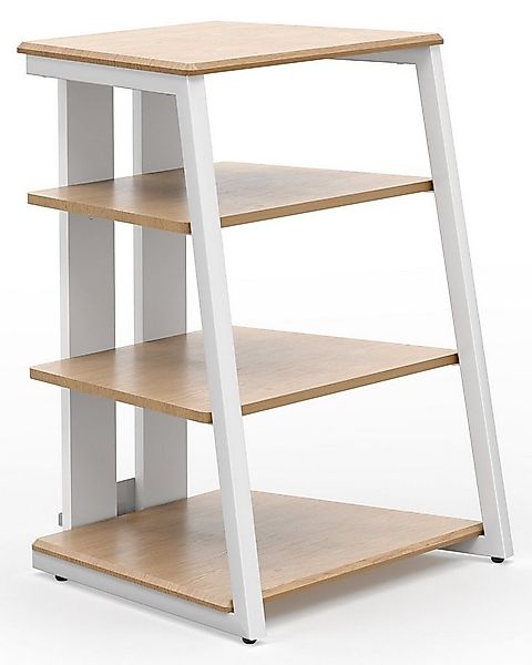 FITUEYES TV-Regal, HiFi Rack TV Rack aus Holz und Metall, 610x518x780mm günstig online kaufen