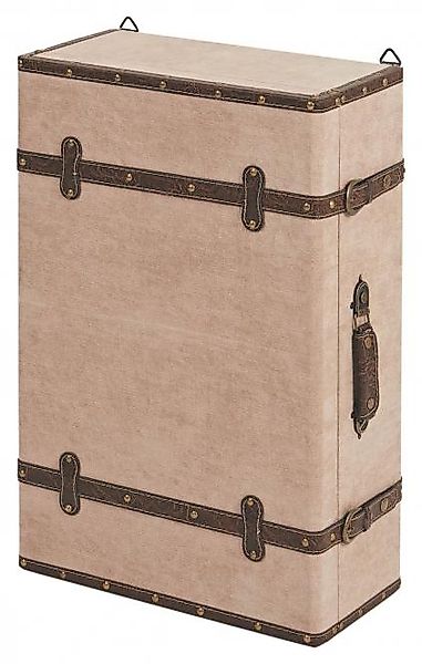 Wandregal Wandkoffer inkl Schubladen CASE-3 von Reality Import Vintage Beig günstig online kaufen