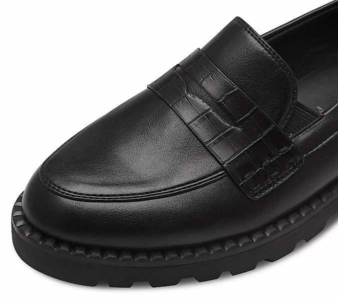 Tamaris Slipper, mit dezenter Krokoprägung, schmale Form günstig online kaufen