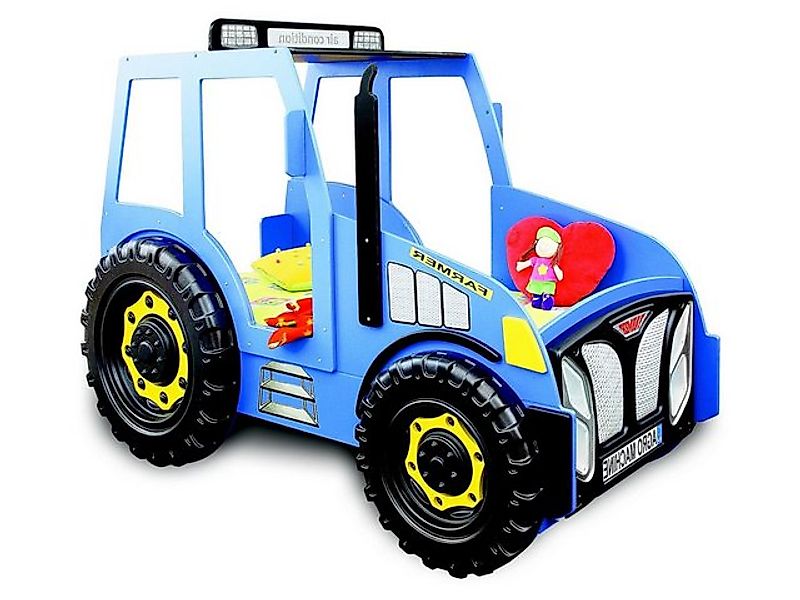 Xlmoebel Bett Neues blaues Traktor Kinderbett für Bauern Kinder - Jugendbet günstig online kaufen