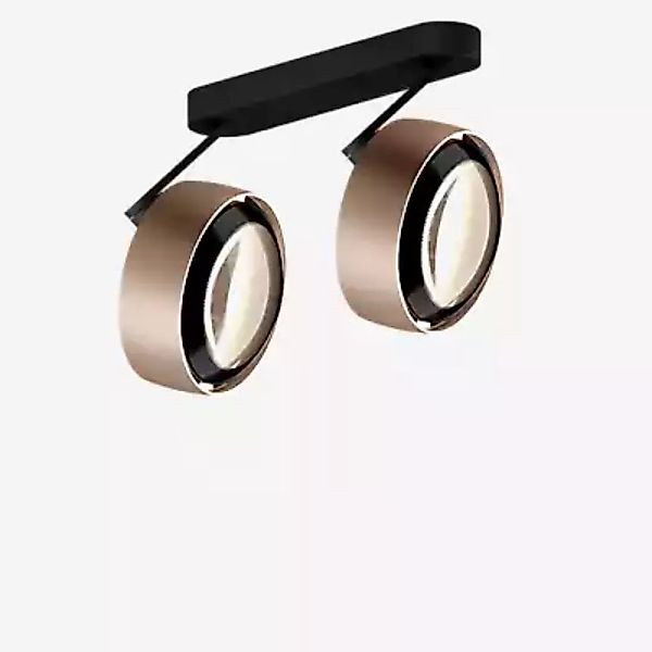 Occhio Più Alto 3d Doppio Volt S60 Strahler LED 2-flammig, Kopf gold matt/B günstig online kaufen