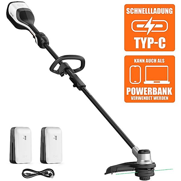 LITHELI Akku-Motorsense U20 Sense 2x20V/2.0Ah günstig online kaufen