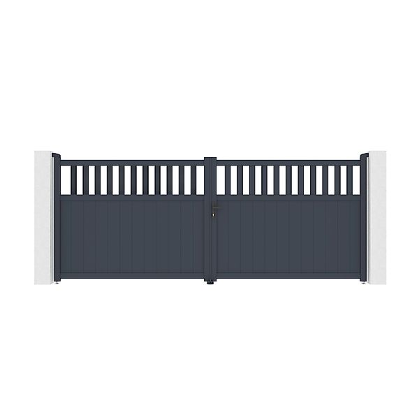 Casanoov Flügeltor Elektrisch 4M Santis H 160Cm & Drehtorantrieb Bunker B50 günstig online kaufen