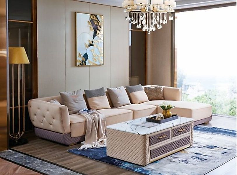 JVmoebel Ecksofa Sofa Couch Polster Eck Sitz Wohnlandschaft Garnitur L Form günstig online kaufen