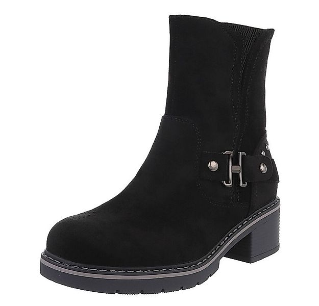 Ital-Design Stylische Stiefeletten für Damen mit Reißverschluss und Komfort günstig online kaufen
