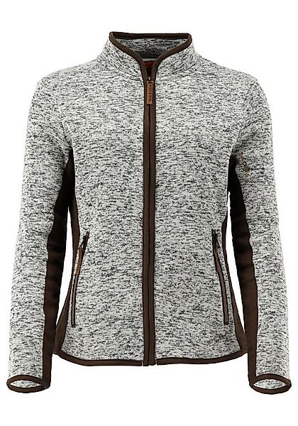 Tom Collins Strickfleecejacke Detit Fleece-Übergangsjacke mit Kontraststoff günstig online kaufen