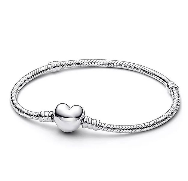 PANDACHARMS Charm-Armband Charm Armband mit Herzverschluss, 925er Sterling günstig online kaufen