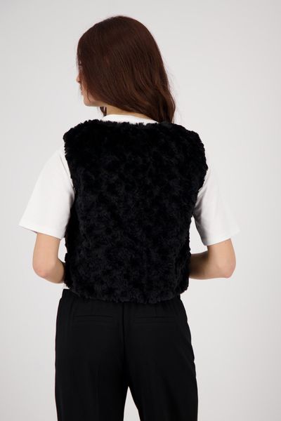 Monari Fellimitatweste Weste fake fur Mit günstig online kaufen