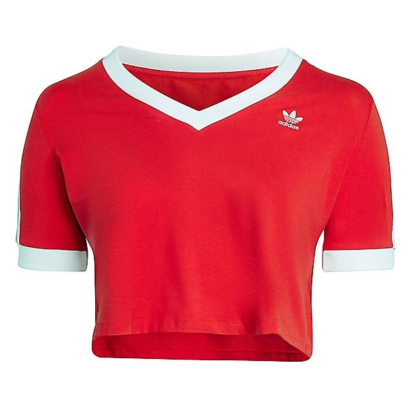 Adidas Originals Cropped Big Kurzärmeliges T-shirt 1X Vivid Red günstig online kaufen