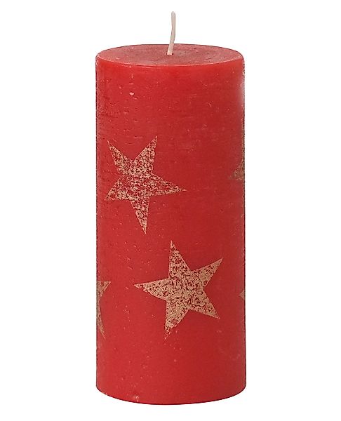 Steinhart Kerzen Adventskerze Stumpenkerze "Multistern" Rubin günstig online kaufen