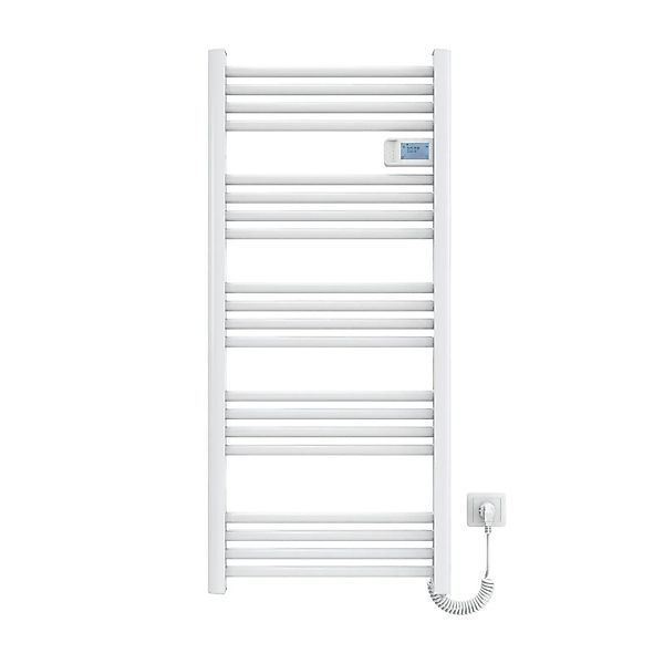 Emke Handtuchwärmer Elektrisch 120x54cm 600W Weiß Heizkörper mit Thermostat günstig online kaufen