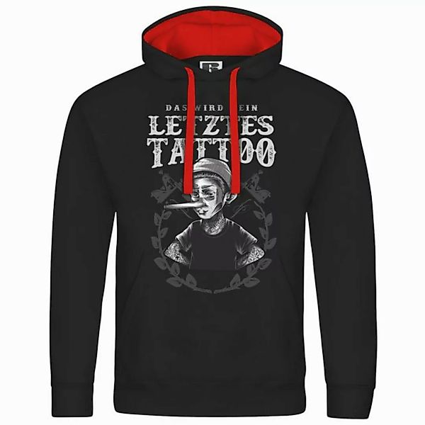 deinshirt Kapuzenpullover Herren Kapuzenpullover Das wird mein letztes Tatt günstig online kaufen