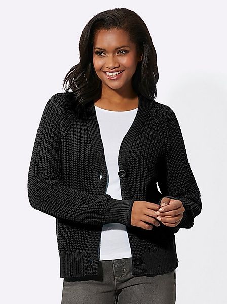 Witt Strickjacke Strickjacke Langarm Rippoptik günstig online kaufen