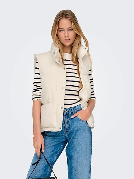 ONLY Steppweste "ONLNEWDOLLY CORDUROY WAISTCOAT CS OTW" günstig online kaufen
