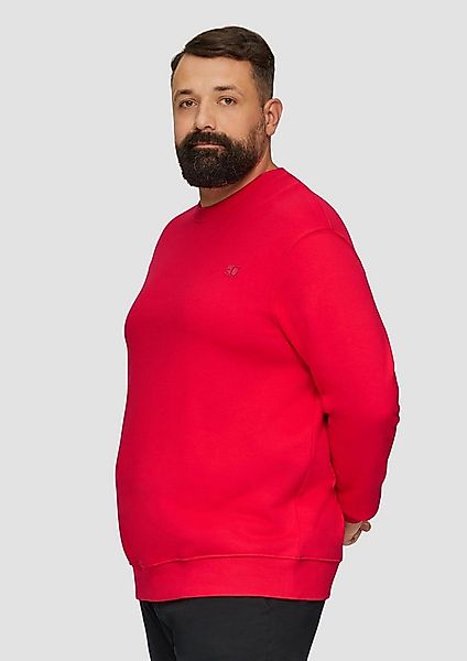 s.Oliver Sweatshirt Sweatshirt Sweatshirt aus Baumwollmix mit Logo-Detail günstig online kaufen