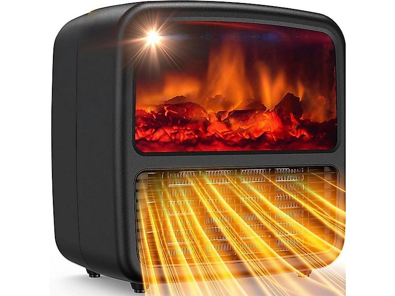 Diyarts Heizlüfter Keramik-Heizlüfter, 1500 W, mit Flammeneffekt, Sicherhei günstig online kaufen
