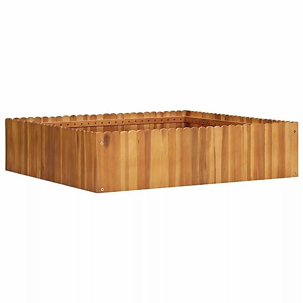 vidaXL Garten-Hochbeet 100 x 100 x 25 cm Massivholz Akazie 660760 günstig online kaufen