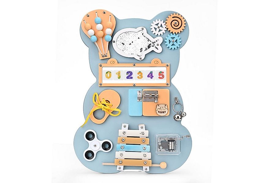 CLTYQ Motorikbrett Motorikbrett Busy Board für Kleinkinder Montessori Spiel günstig online kaufen